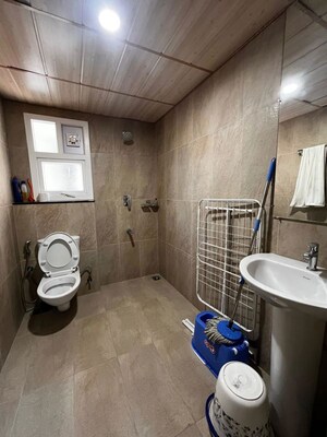 Bathroom in 3.5 BHK Apartment at Prestige High Fields, Gachibowli – for Rent