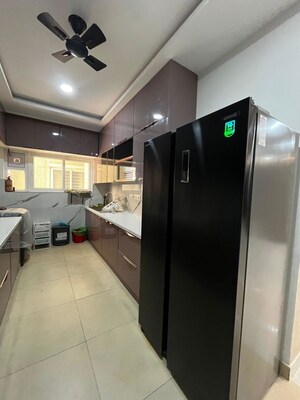 Team Area in 3.5 BHK Apartment at Prestige High Fields, Gachibowli – for Rent