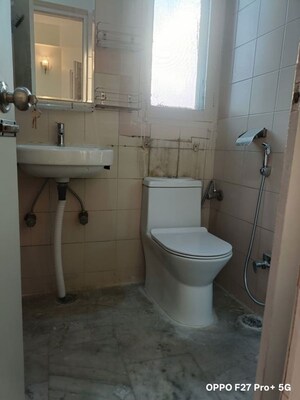 Bathroom in 2 BHK Apartment at Dwarka – for Rent