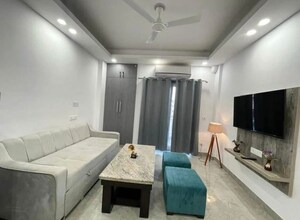 Living Room in 1 BHK Apartment at Saket – for Rent