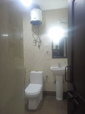 Bathroom in 3 BHK Apartment at Dwarka – for Rent