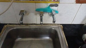 Kitchen in 3 BHK Apartment at Dwarka – for Rent