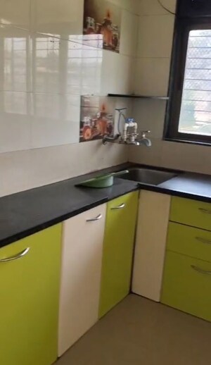 Kitchen in 1 BHK Apartment at Shashwat Park, Badlapur West – for Rent