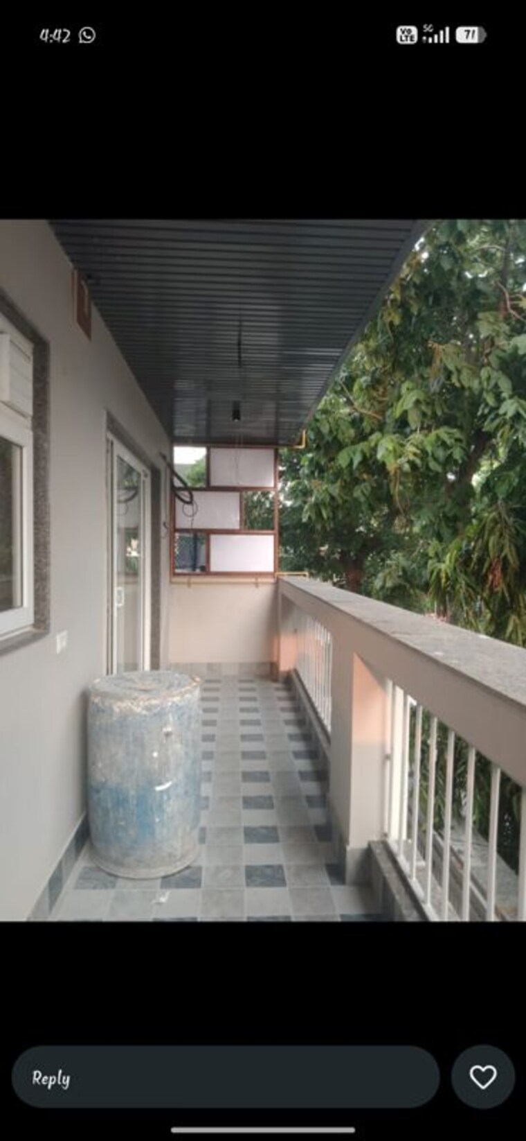 Balcony, sector 19 4 Bedroom 350 Sq.Yd. Builder Floor In Sector 19 Faridabad 10220330
