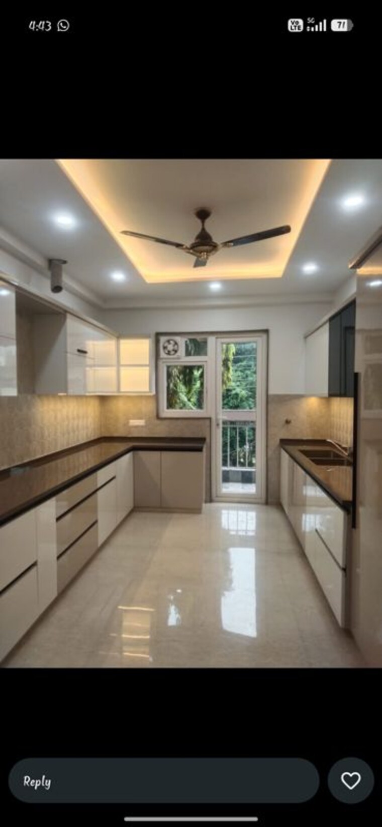 Kitchen, sector 19 4 Bedroom 350 Sq.Yd. Builder Floor In Sector 19 Faridabad 10220330