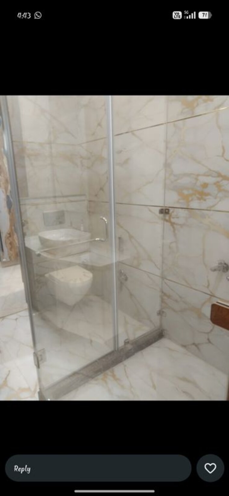 Bathroom, sector 19 4 Bedroom 350 Sq.Yd. Builder Floor In Sector 19 Faridabad 10220330