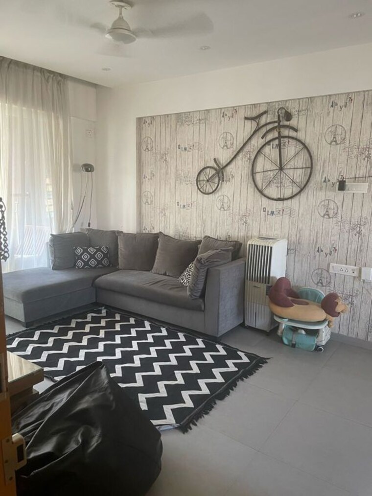 Living Room, oxford-florida-riverwalk 2 Bedroom 1200 Sq.Ft. Apartment In Mundhwa Pune 10220354