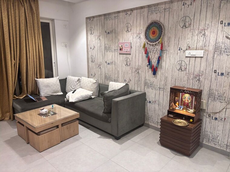 Living Room, oxford-florida-riverwalk 2 Bedroom 1200 Sq.Ft. Apartment In Mundhwa Pune 10220354