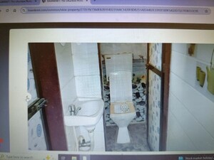 Bathroom in 1 BHK Apartment at Datta Prasad CHS, Kandivali West – for Sale