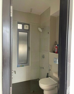 Bathroom in 2 BHK Apartment at Piramal Vaikunth, Balkum Pada – for Rent