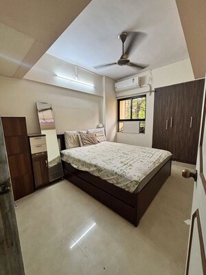 Bedroom in 1 BHK Apartment at Sudarshan Sky Garden, Ghodbunder Road – for Rent