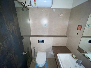 Bathroom in 3 BHK Apartment at Godrej Central, Chembur – for Rent