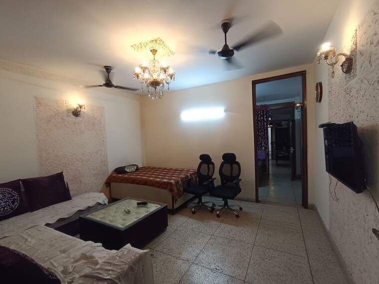 Living Room, kalkaji 2 Bedroom 900 Sq.Ft. Builder Floor In Kalkaji Delhi 10220616