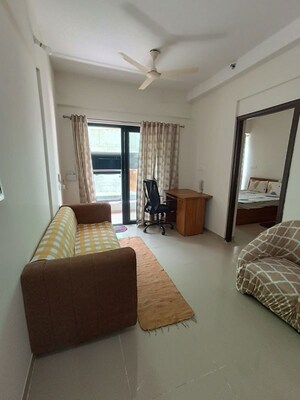 Living Room in 1 BHK Apartment at Kharadi – for Rent