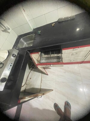 Kitchen in 2 BHK Apartment at The Wadhwa Atmosphere, Mulund West – for Rent