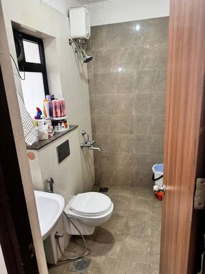 Bathroom in 1 BHK Apartment at Duville Riverdale Suites, Kharadi – for Rent