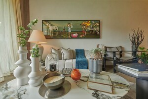 Living Room in 4 BHK Apartment at Tribeca Yoo One, Nibm – for Sale