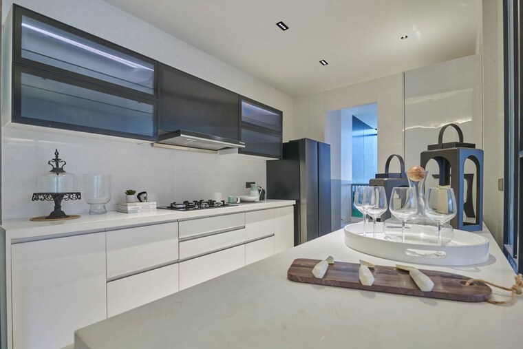 Kitchen, tribeca-yoo-one 4 Bedroom 2100 Sq.Ft. Apartment In Nibm Pune 10220705