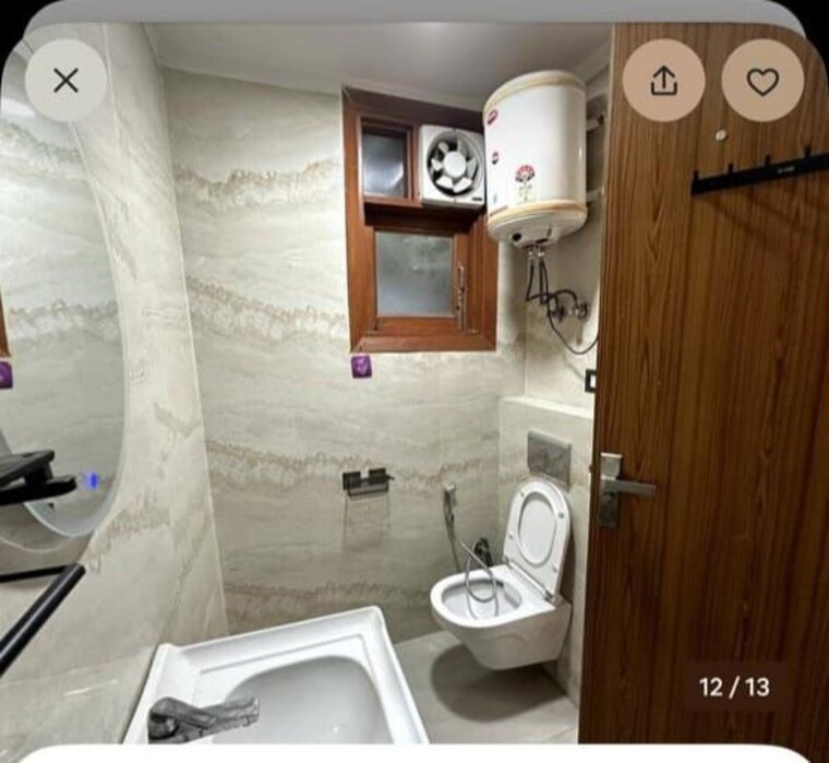 Bathroom, neb sarai 2 Bedroom 850 Sq.Ft. Builder Floor In Neb Sarai Delhi 10220752