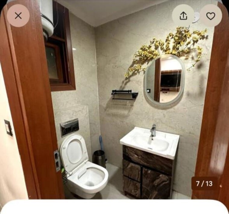 Bathroom, saket 2 Bedroom 800 Sq.Ft. Builder Floor In Saket Delhi 10220757