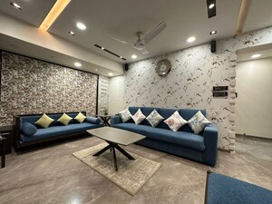 Living Room in 2 BHK Apartment at Group Seven Rushi Heights, Goregaon East – for Rent