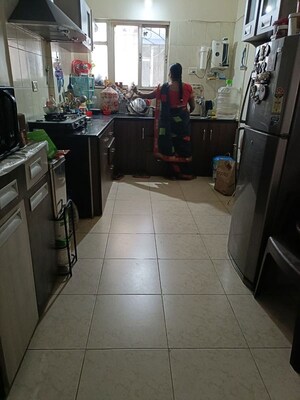 Kitchen in 2 BHK Apartment at Kunal Icon, Pimple Saudagar – for Rent