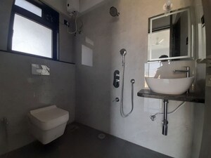 Bathroom in 3 BHK Apartment at Goregaon East – for Rent