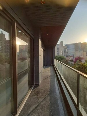 Balcony in 3 BHK Apartment at Saket – for Rent