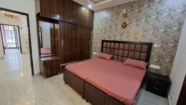 Bedroom, aura-homes 3 Bedroom 1650 Sq.Ft. Builder Floor In Patiala Road Zirakpur 10220918