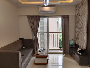 Living Room in 1 BHK Apartment at Metropolis Aquaris Phase 2, Kasarvadavali – for Rent