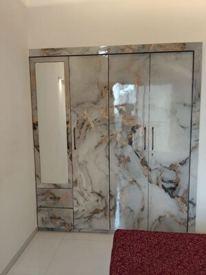 Bathroom in 1 BHK Apartment at Metropolis Aquaris Phase 2, Kasarvadavali – for Rent