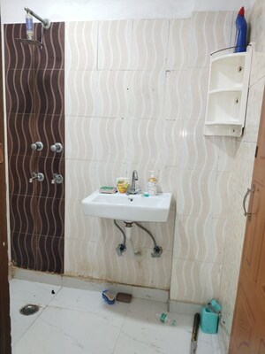 Bathroom in 3 BHK Apartment at Panchsheel Vihar – for Rent