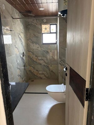 Bathroom in 3 BHK Apartment at Okay Plus Anand, Ashok Nagar – for Rent