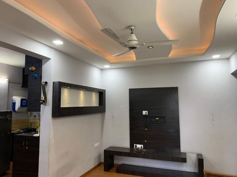 Living Room, swiss-county 3 Bedroom 1600 Sq.Ft. Apartment In Thergaon Pune 10221668