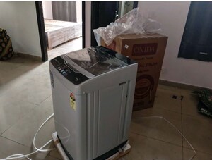 Kitchen in 1 BHK Apartment at AVJ Heightss, Zeta I Greater Noida – for Rent