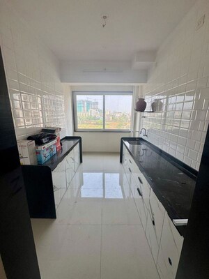 Kitchen in 3 BHK Apartment at Vertex Solitaire, Kalyan West – for Rent