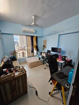 Bedroom in 2 BHK Apartment at Karmvir Avant Sky Villa, Goregaon East – for Rent