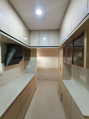 Kitchen in 2 BHK Apartment at Vamsiram Jyothi Cosmos, Hi Tech City – for Rent