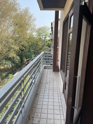 Balcony in 3 BHK Builder Floor at Vasant Vihar – for Sale