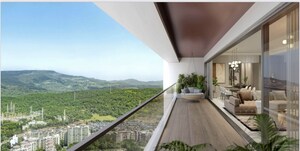 Balcony in 4 BHK Apartment at Viceroy Prive, Kandivali East – for Sale