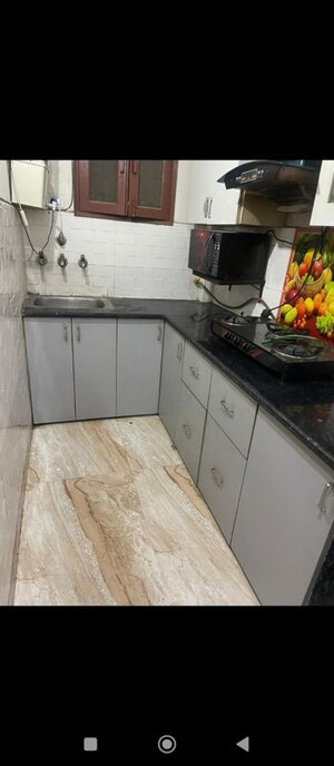 Kitchen in 2 BHK Builder Floor at Vipin Garden – for Rent