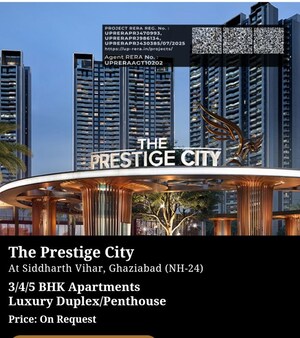 4 BHK Apartment – Exterior View View at The Prestige City, Indrapuram - for Sale