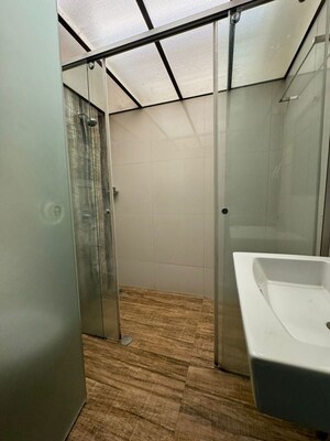 Bathroom in 4 BHK Apartment at Lunawat 9 Abhimanshri, Aundh – for Rent