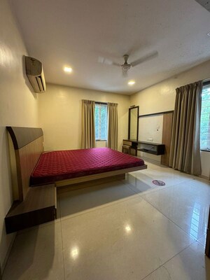 Bedroom in 4 BHK Apartment at Lunawat 9 Abhimanshri, Aundh – for Rent