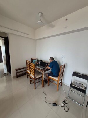 Living Room in 2 BHK Apartment at Lodha Amara, Kolshet Road – for Rent