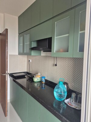 Kitchen in 2 BHK Apartment at Lodha Amara, Kolshet Road – for Rent