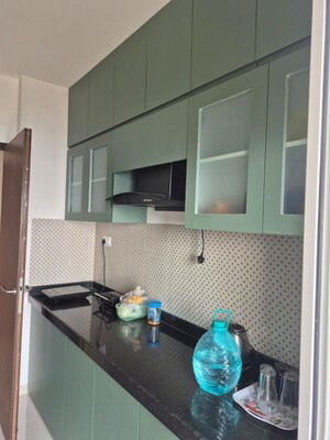 Kitchen in 2 BHK Apartment at Lodha Amara, Kolshet Road – for Rent