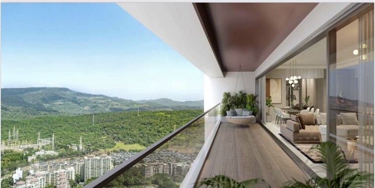 Balcony, viceroy-prive 6 Bedroom 3368 Sq.Ft. Penthouse In Kandivali East Mumbai 10221786