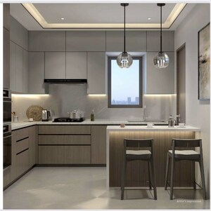 Kitchen in 6 BHK Penthouse at Viceroy Prive, Kandivali East – for Sale