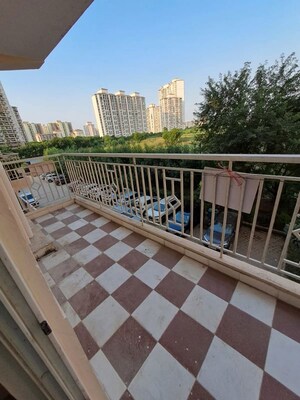 Balcony in 2 BHK Apartment at Shree Vardhman Green Court, Sector 90 – for Rent